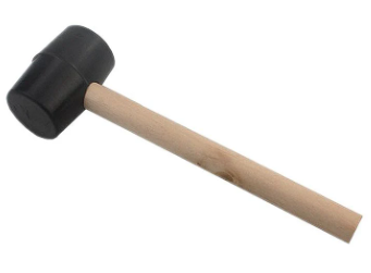 Martillo de goma carpintero de 16 Oz con mango de madera, marca Akilda